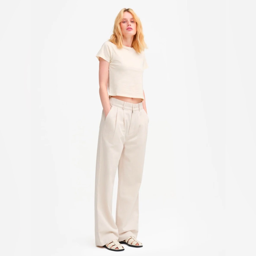 MATE the Label Tencel twill pleated trouser - Picture 1 of 11